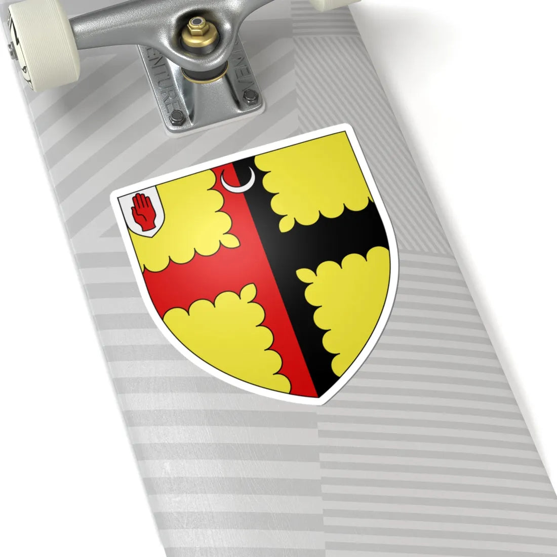 Arms of Brooke (England) (Coat of Arms) STICKER Vinyl Kiss-Cut Decal - The Sticker Space