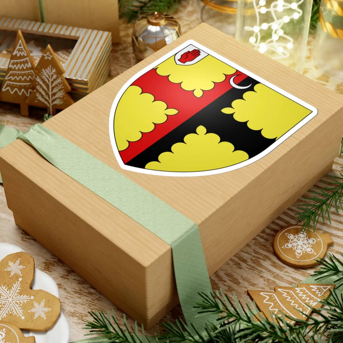 Arms of Brooke (England) (Coat of Arms) STICKER Vinyl Kiss-Cut Decal - The Sticker Space