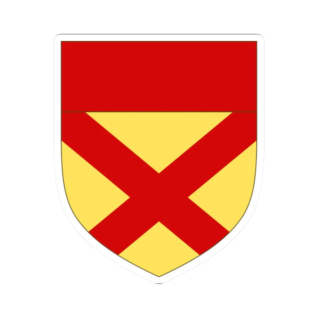 Arms of Bruce (Scotland) (Coat of Arms) STICKER Vinyl Kiss-Cut Decal 2 Inch White - The Sticker Space