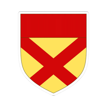 Arms of Bruce (Scotland) (Coat of Arms) STICKER Vinyl Kiss-Cut Decal 3 Inch White - The Sticker Space