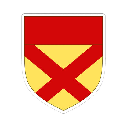 Arms of Bruce (Scotland) (Coat of Arms) STICKER Vinyl Kiss-Cut Decal 6 Inch White - The Sticker Space