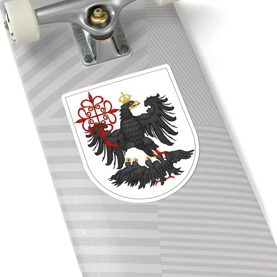 Arms of Buenos Aires Flag (Equatorial Guinea) (Coat of Arms) STICKER Vinyl Kiss-Cut Decal - The Sticker Space