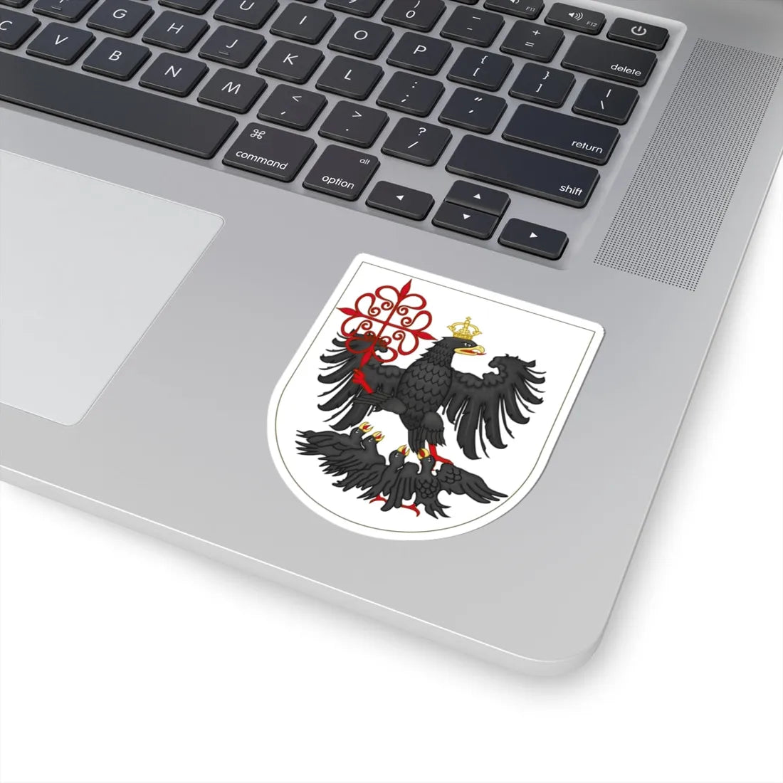 Arms of Buenos Aires Flag (Equatorial Guinea) (Coat of Arms) STICKER Vinyl Kiss-Cut Decal - The Sticker Space