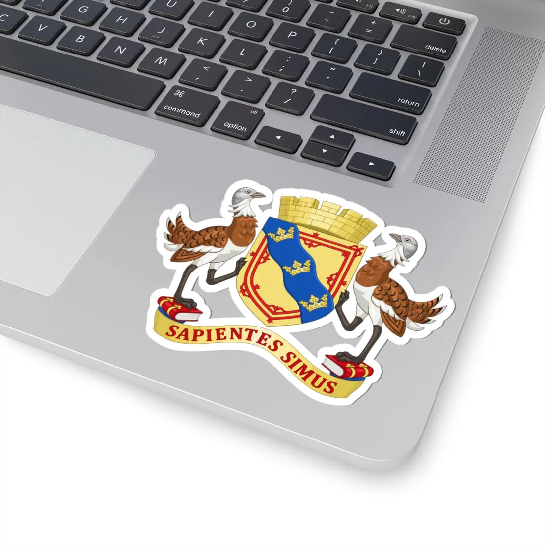 Arms of Cambridgeshire and Isle of Ely County Council (England) (Coat of Arms) STICKER Vinyl Kiss-Cut Decal - The Sticker Space