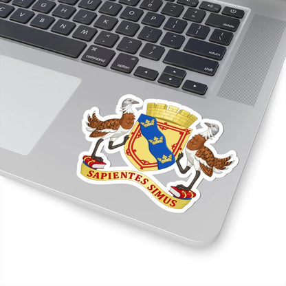 Arms of Cambridgeshire and Isle of Ely County Council (England) (Coat of Arms) STICKER Vinyl Kiss-Cut Decal - The Sticker Space