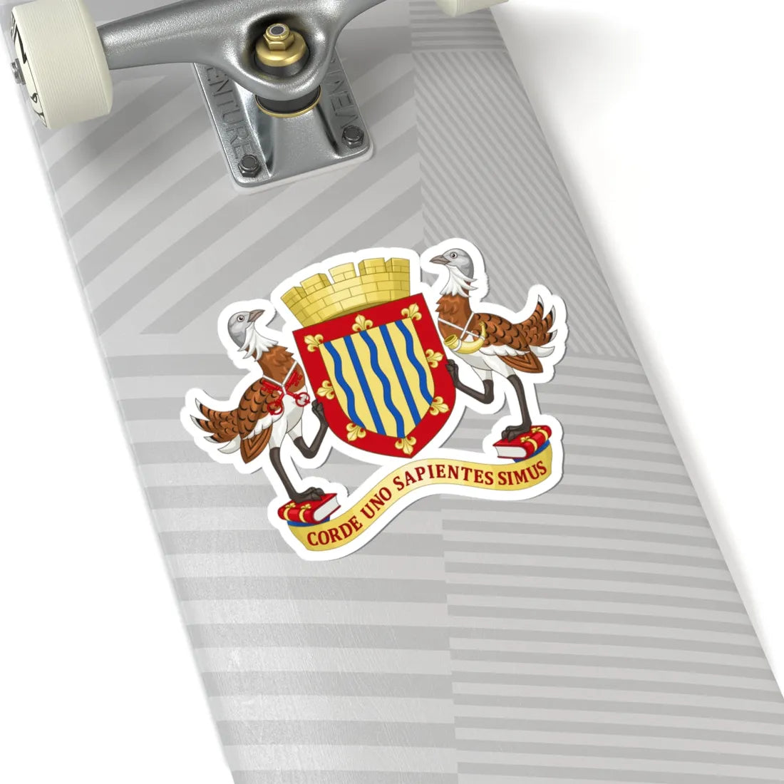 Arms of Cambridgeshire County Council (England) (Coat of Arms) STICKER Vinyl Kiss-Cut Decal - The Sticker Space
