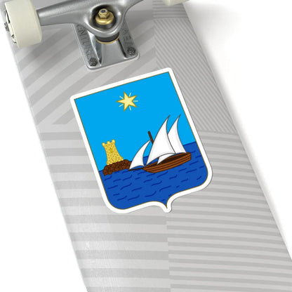 Arms of Camogli (Italy) (Coat of Arms) STICKER Vinyl Kiss-Cut Decal - The Sticker Space