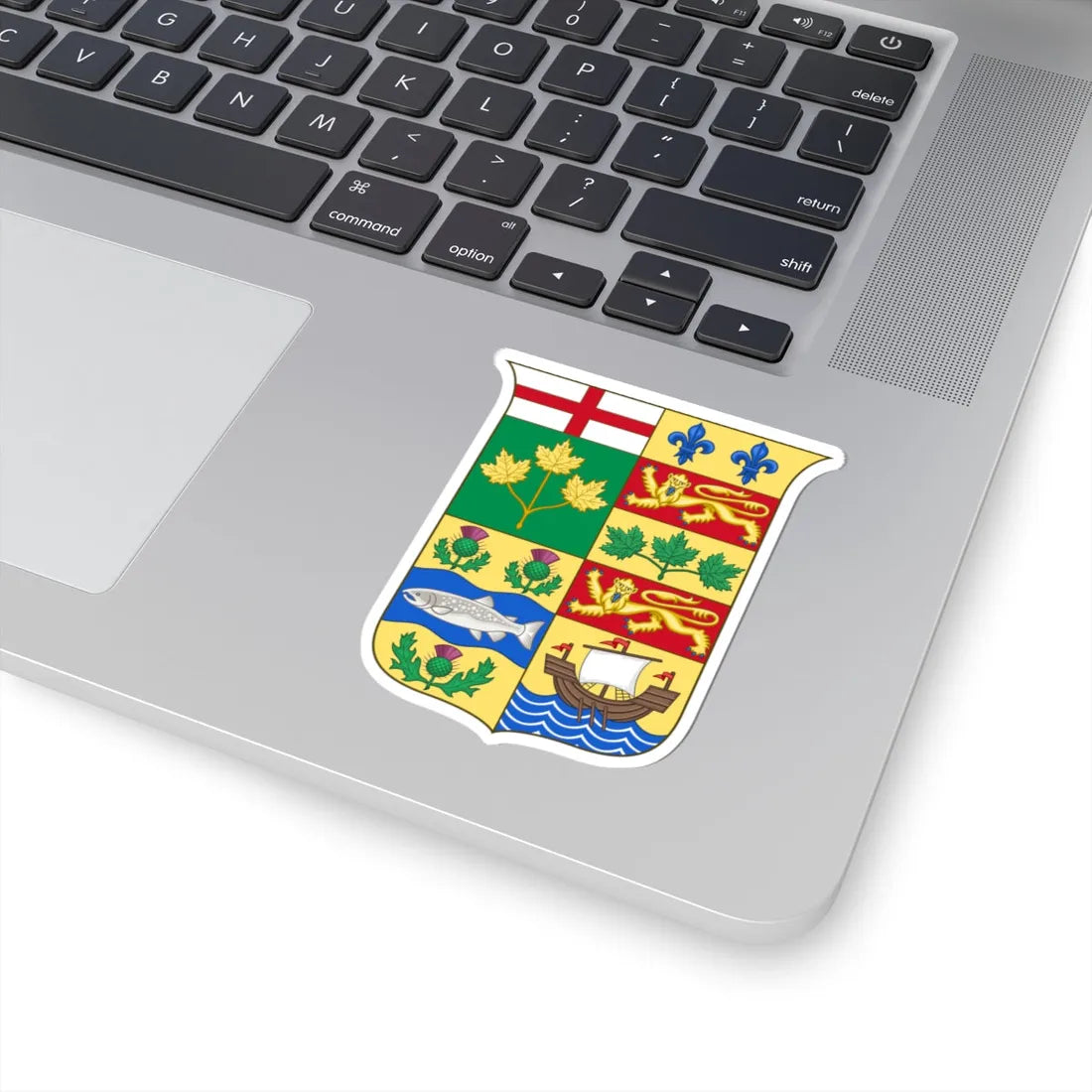 Arms of Canada 1868 (Canada) (Coat of Arms) STICKER Vinyl Kiss-Cut Decal - The Sticker Space