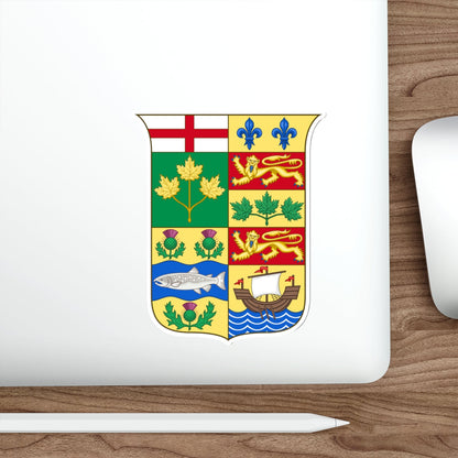 Arms of Canada 1868 STICKER Vinyl Die-Cut Decal-The Sticker Space