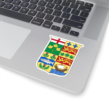 Arms of Canada 1868 - STICKER Vinyl Kiss-Cut Decal - The Sticker Space