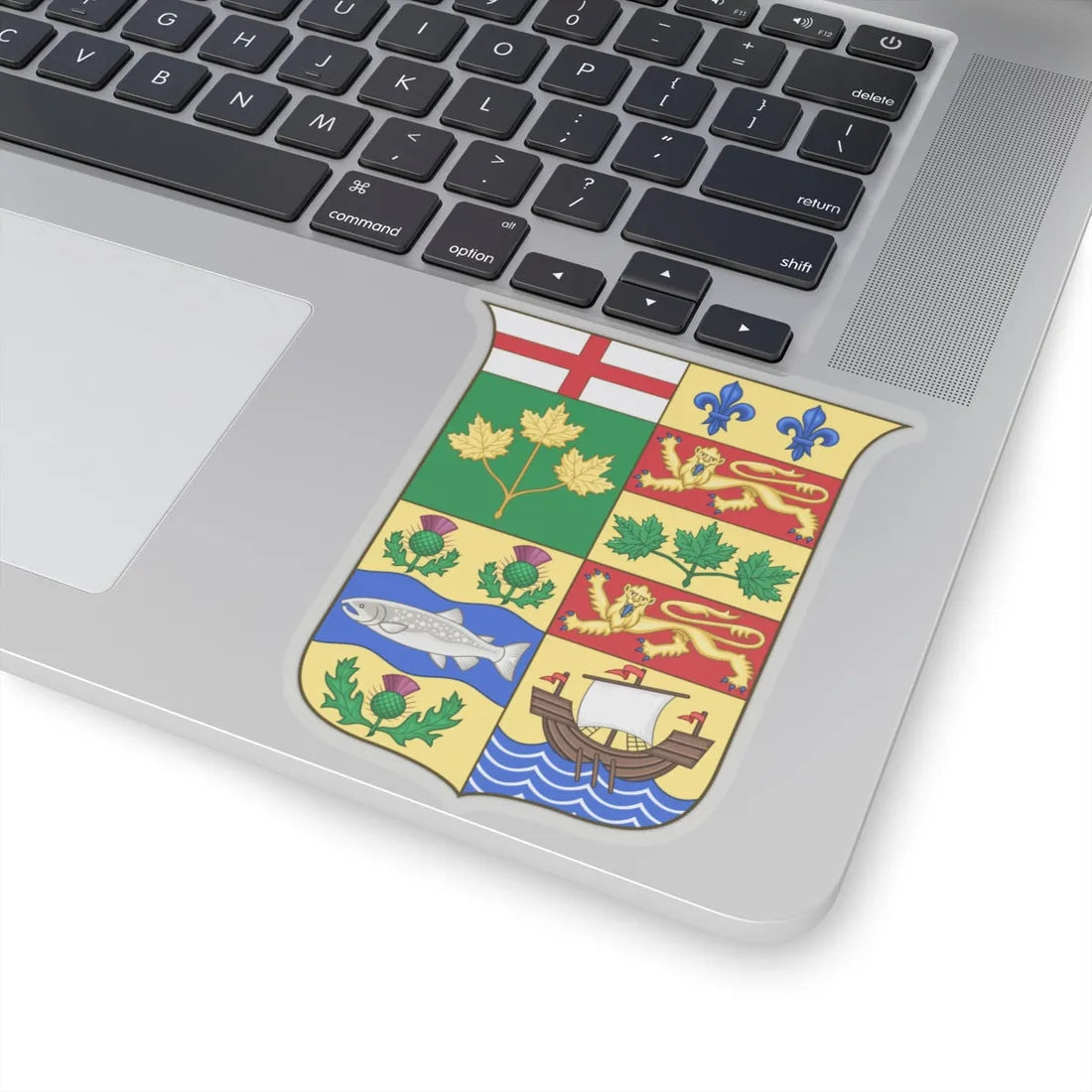 Arms of Canada 1868 - STICKER Vinyl Kiss-Cut Decal - The Sticker Space