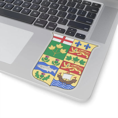 Arms of Canada 1868 - STICKER Vinyl Kiss-Cut Decal - The Sticker Space