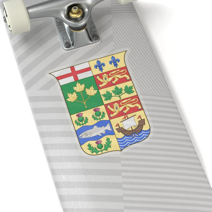 Arms of Canada 1868 - STICKER Vinyl Kiss-Cut Decal - The Sticker Space