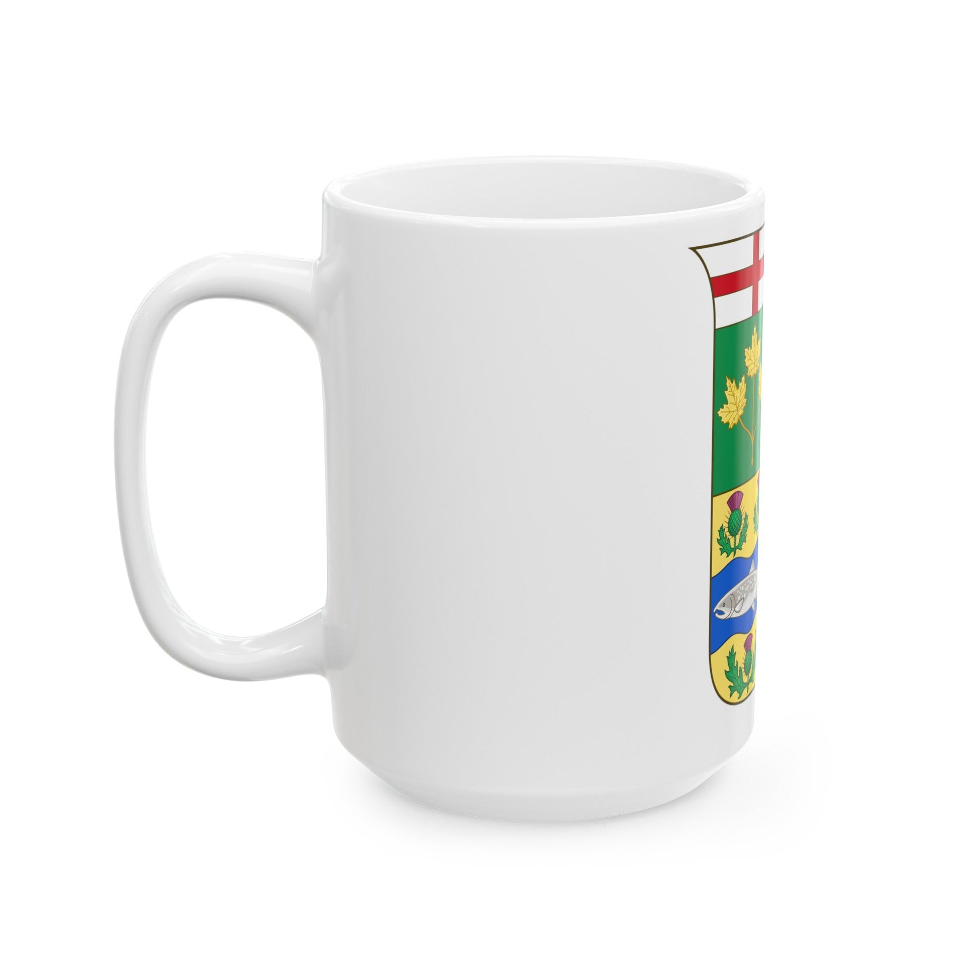 Arms of Canada 1868 - White Coffee Mug-The Sticker Space