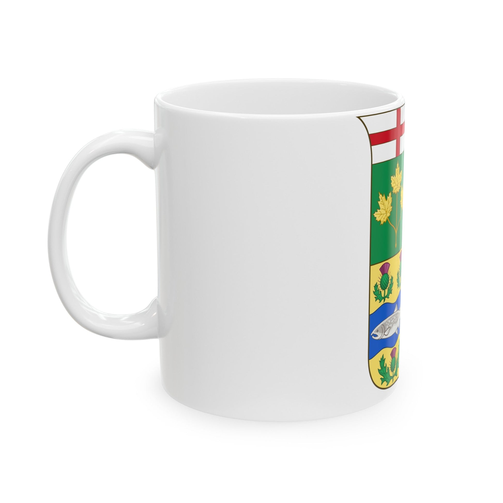 Arms of Canada 1868 - White Coffee Mug-The Sticker Space