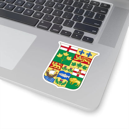Arms of Canada 1870 (Canada) (Coat of Arms) STICKER Vinyl Kiss-Cut Decal - The Sticker Space