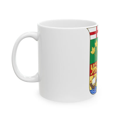 Arms of Canada 1870 - White Coffee Mug-The Sticker Space