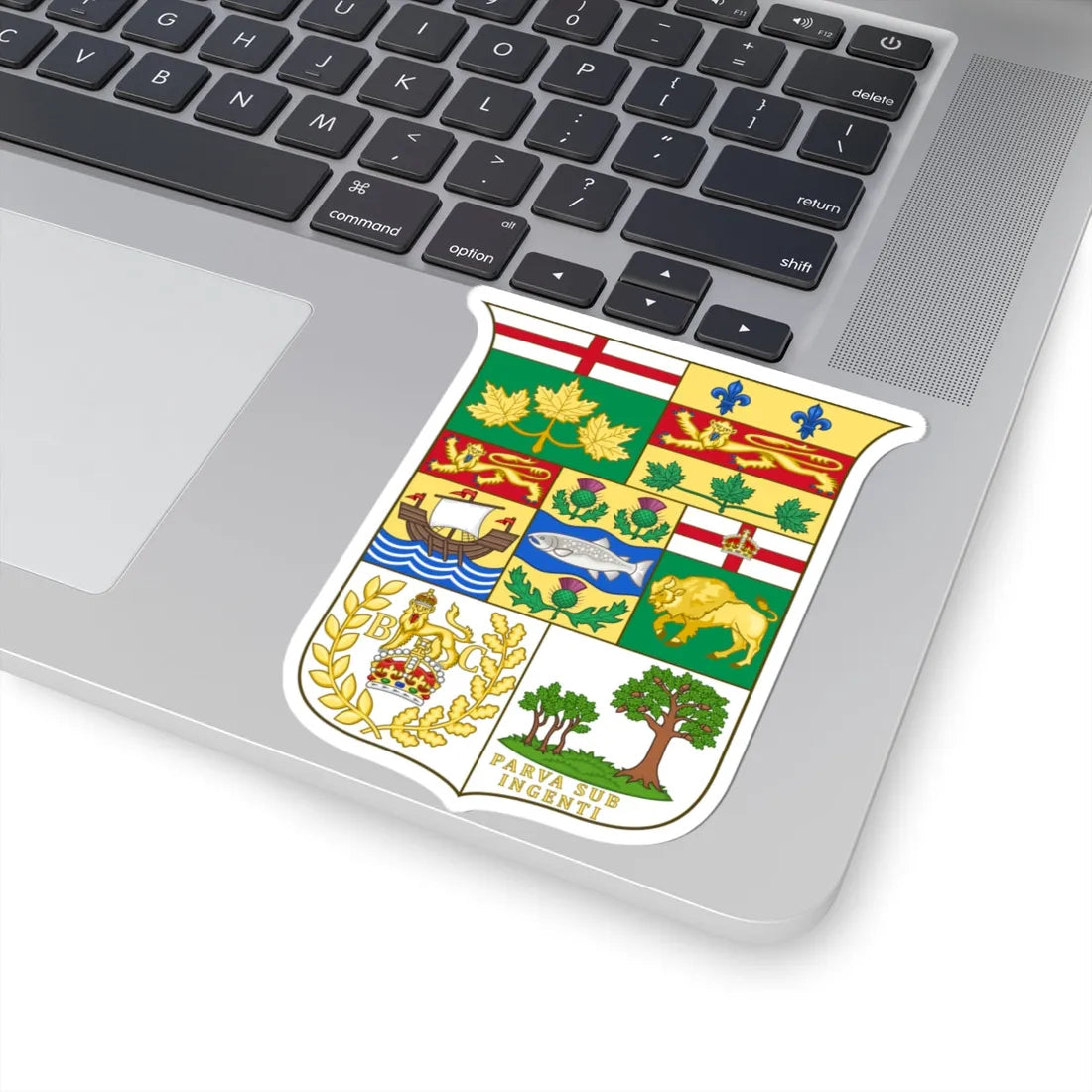 Arms of Canada 1873 (Canada) (Coat of Arms) STICKER Vinyl Kiss-Cut Decal - The Sticker Space