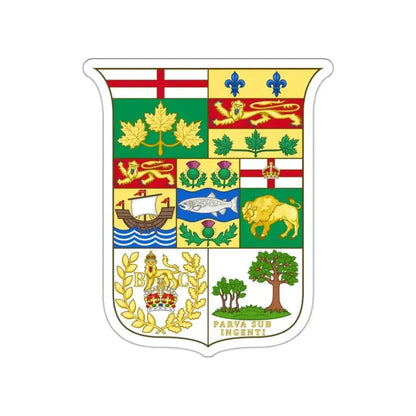 Arms of Canada 1873 STICKER Vinyl Die-Cut Decal 2 Inch - The Sticker Space