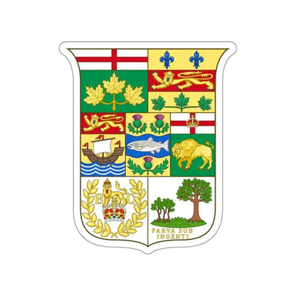Arms of Canada 1873 STICKER Vinyl Die-Cut Decal - The Sticker Space