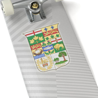 Arms of Canada 1873 - STICKER Vinyl Kiss-Cut Decal - The Sticker Space