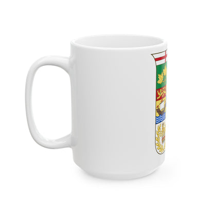 Arms of Canada 1873 - White Coffee Mug-The Sticker Space