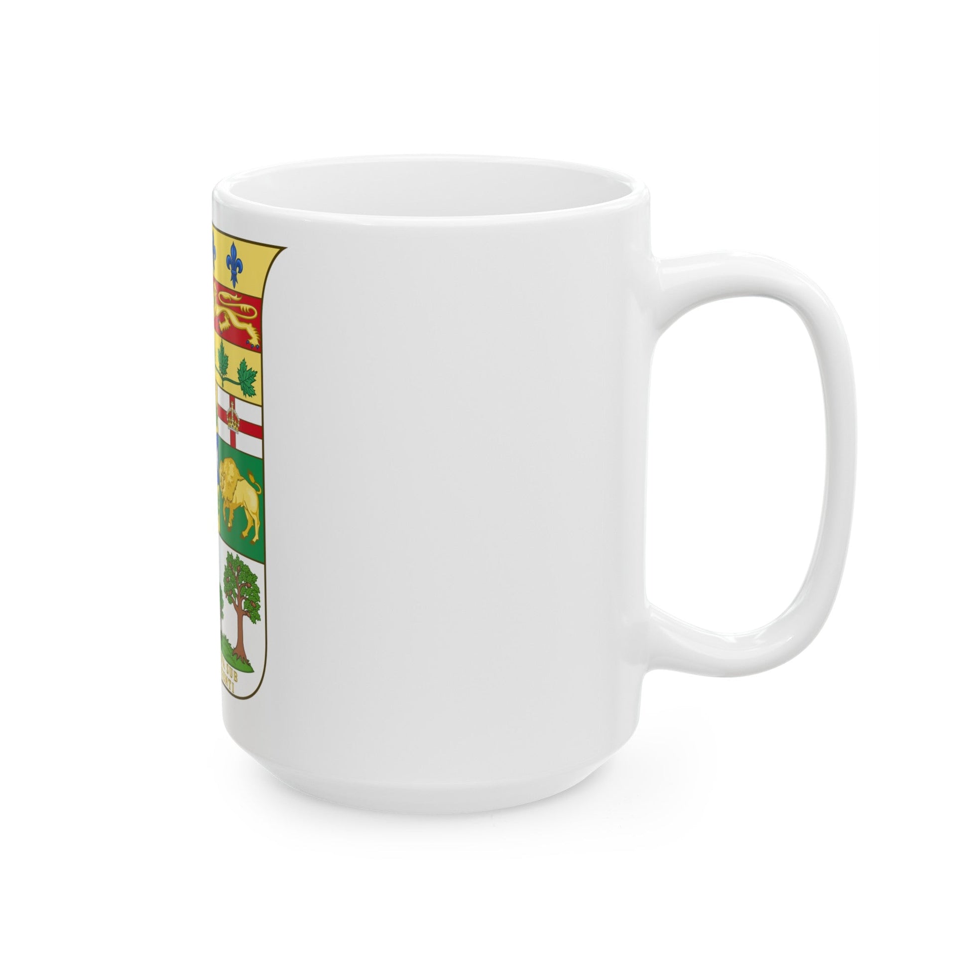 Arms of Canada 1873 - White Coffee Mug-The Sticker Space