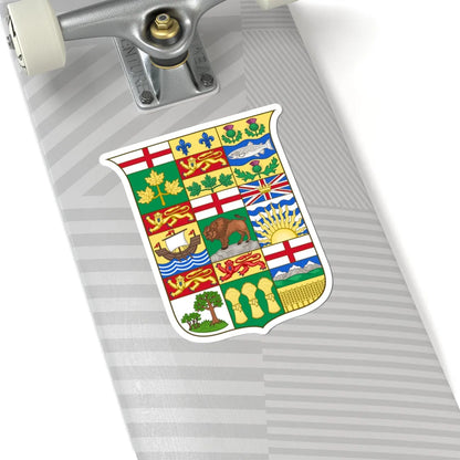 Arms of Canada 1907 (Canada) (Coat of Arms) STICKER Vinyl Kiss-Cut Decal - The Sticker Space