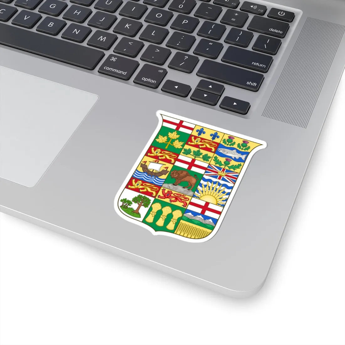 Arms of Canada 1907 (Canada) (Coat of Arms) STICKER Vinyl Kiss-Cut Decal - The Sticker Space