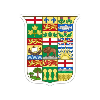 Arms of Canada 1907 STICKER Vinyl Die-Cut Decal 2 Inch - The Sticker Space