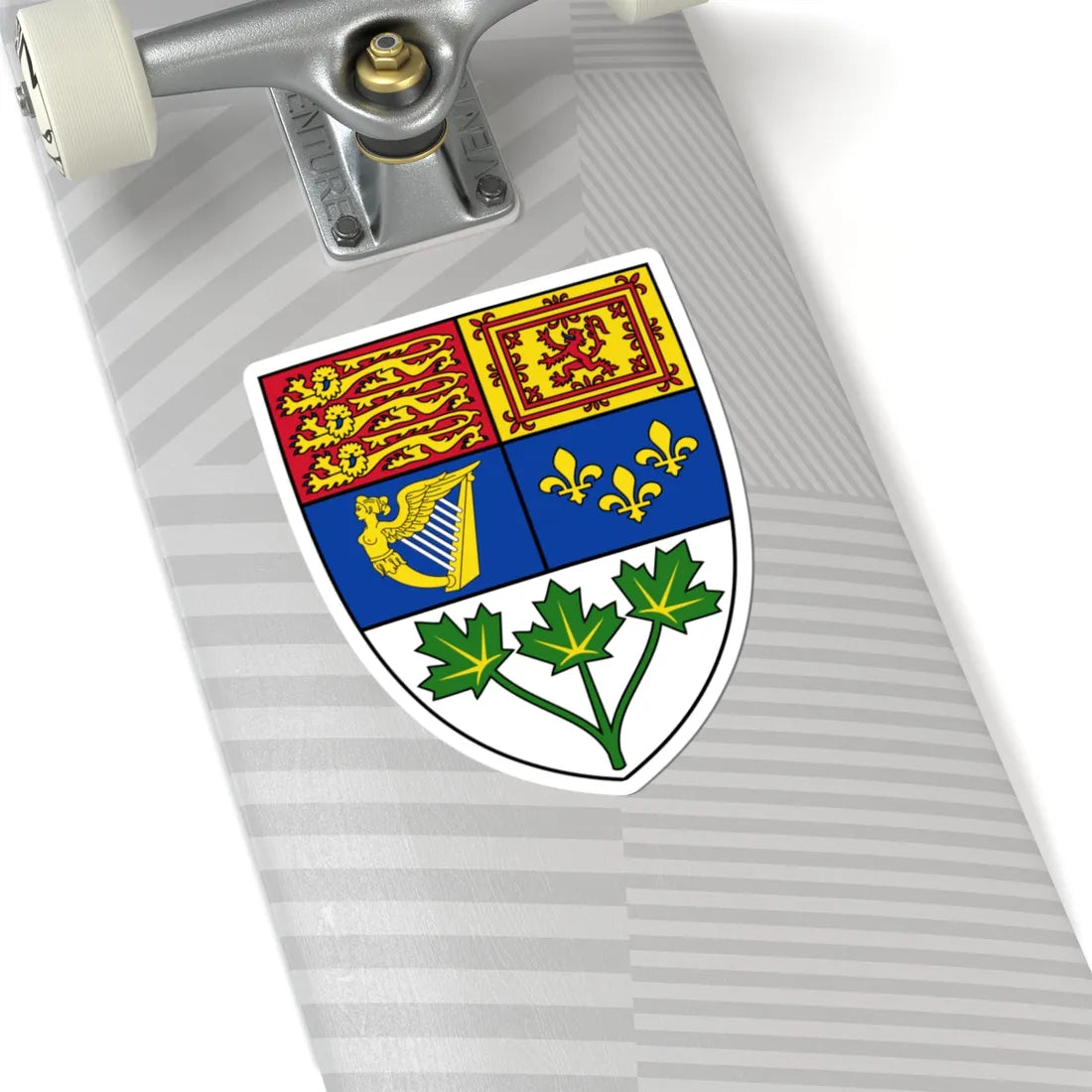 Arms of Canada 1921-1957 shield (Canada) (Coat of Arms) STICKER Vinyl Kiss-Cut Decal - The Sticker Space