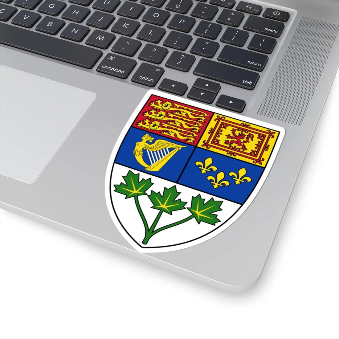 Arms of Canada 1921-1957 shield (Canada) (Coat of Arms) STICKER Vinyl Kiss-Cut Decal - The Sticker Space
