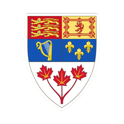 Arms of Canada (Canada) (Coat of Arms) STICKER Vinyl Kiss-Cut Decal 2 Inch White - The Sticker Space
