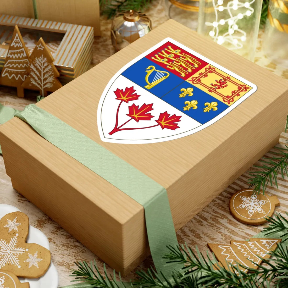 Arms of Canada (Canada) (Coat of Arms) STICKER Vinyl Kiss-Cut Decal - The Sticker Space