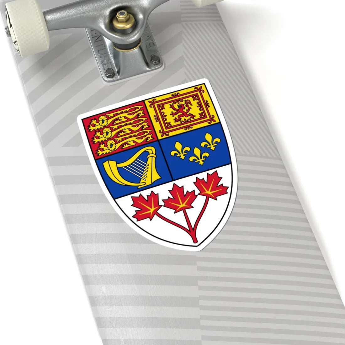 Arms of Canada shield (Canada) (Coat of Arms) STICKER Vinyl Kiss-Cut Decal - The Sticker Space