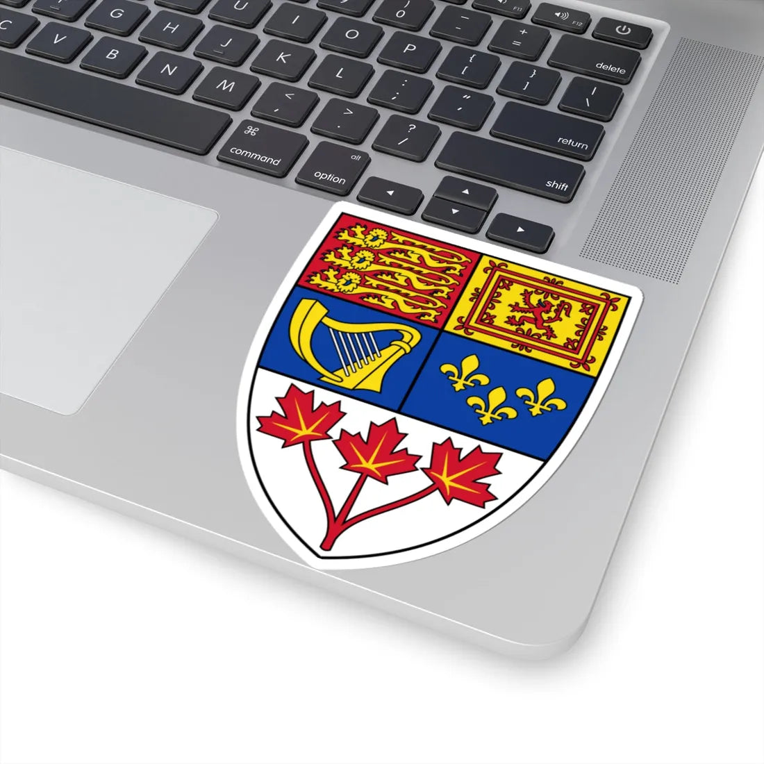 Arms of Canada shield (Canada) (Coat of Arms) STICKER Vinyl Kiss-Cut Decal - The Sticker Space