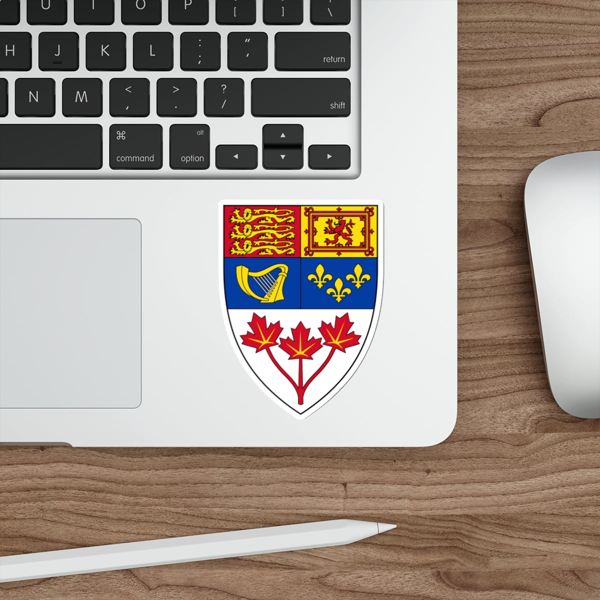 Arms of Canada (shield) STICKER Vinyl Die-Cut Decal-The Sticker Space