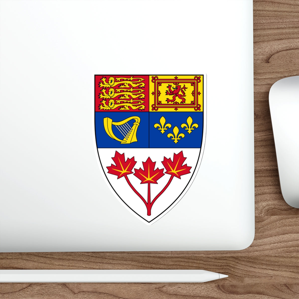 Arms of Canada (shield) STICKER Vinyl Die-Cut Decal-The Sticker Space