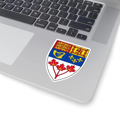 Arms of Canada (shield) - STICKER Vinyl Kiss-Cut Decal - The Sticker Space