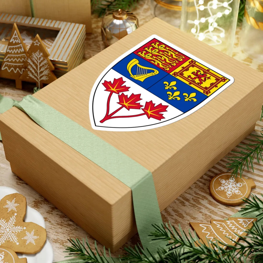 Arms of Canada (shield) - STICKER Vinyl Kiss-Cut Decal - The Sticker Space