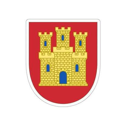Arms of Castile STICKER Vinyl Die-Cut Decal - The Sticker Space