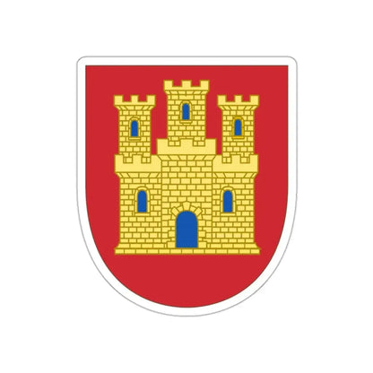 Arms of Castile STICKER Vinyl Die-Cut Decal - The Sticker Space