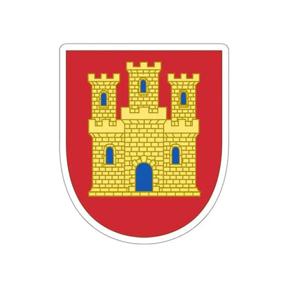 Arms of Castile STICKER Vinyl Die-Cut Decal - The Sticker Space