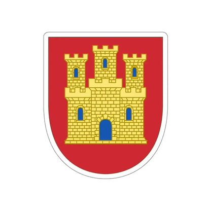 Arms of Castile STICKER Vinyl Die-Cut Decal - The Sticker Space