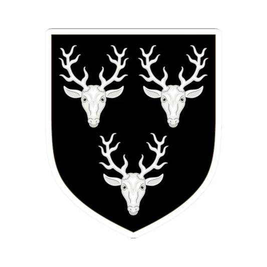 Arms of Cavendish (England) (Coat of Arms) STICKER Vinyl Kiss-Cut Decal 2 Inch White - The Sticker Space