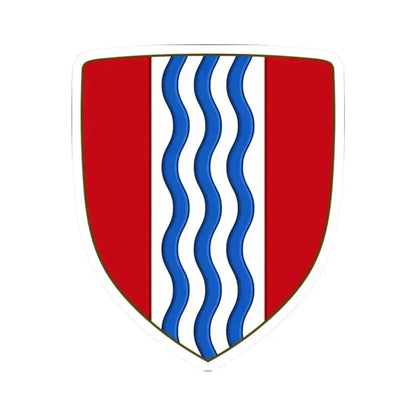 Arms of Central Falls Rhode Island (United States) STICKER Vinyl Kiss-Cut Decal 2 Inch White - The Sticker Space