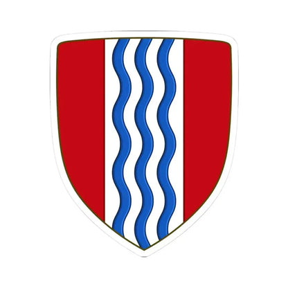 Arms of Central Falls Rhode Island (United States) STICKER Vinyl Kiss-Cut Decal 3 Inch White - The Sticker Space