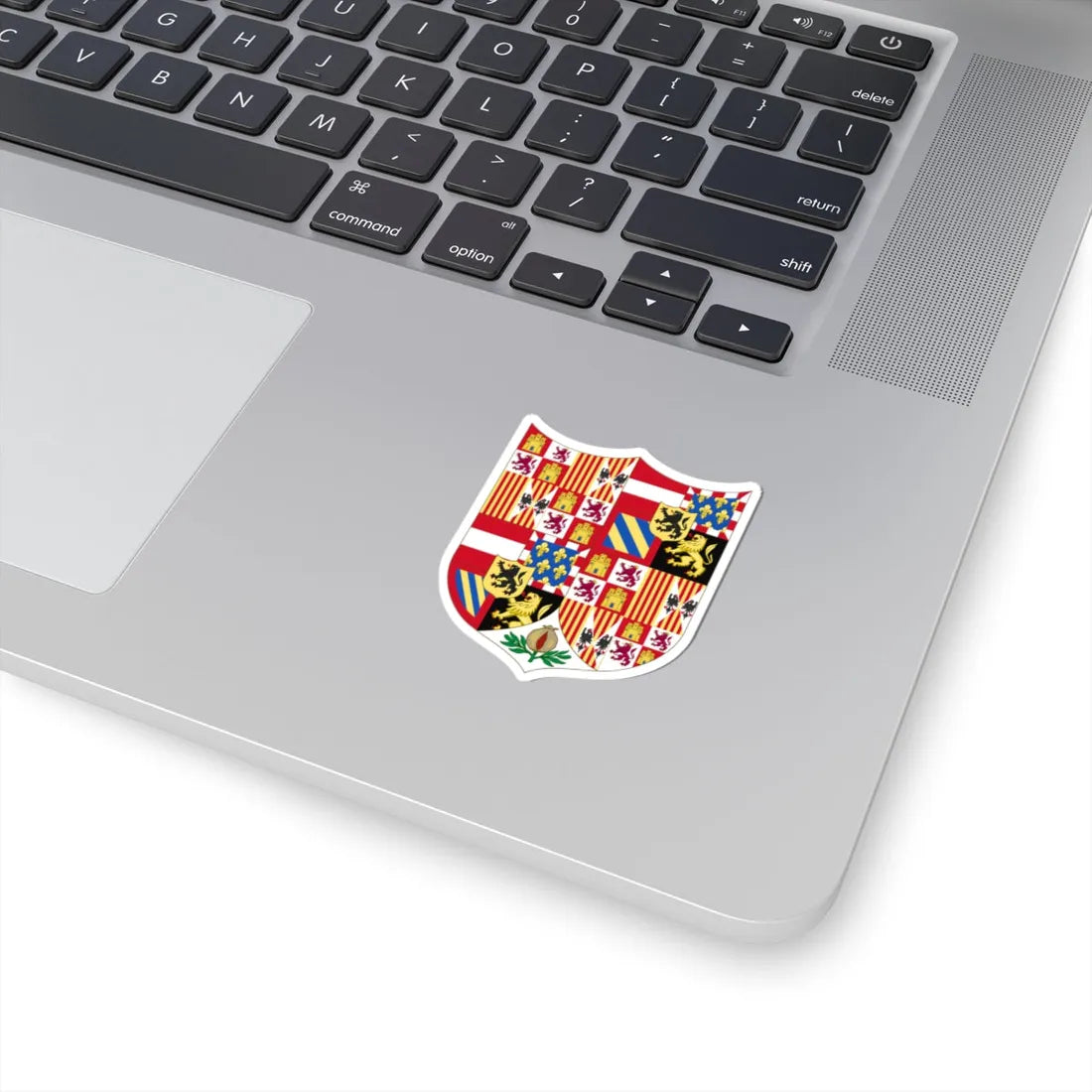 Arms of Charles I of Spain 1516-1518 (Spain) (Coat of Arms) STICKER Vinyl Kiss-Cut Decal - The Sticker Space