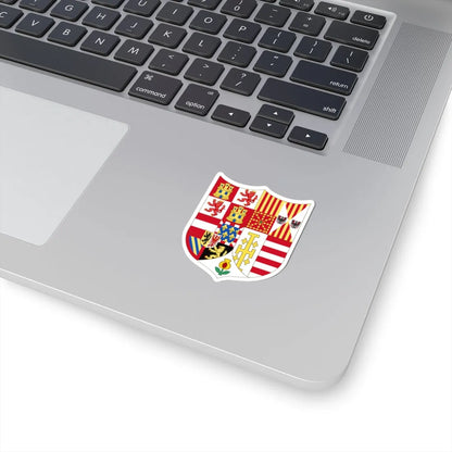 Arms of Charles V Holy Roman Emperor Charles I as King of Spain In Italy (Austria) (Coat of Arms) STICKER Vinyl Kiss-Cut Decal - The Sticker Space