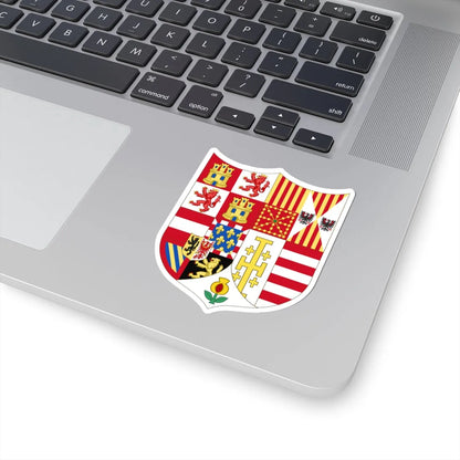 Arms of Charles V Holy Roman Emperor Charles I as King of Spain In Italy (Austria) (Coat of Arms) STICKER Vinyl Kiss-Cut Decal - The Sticker Space